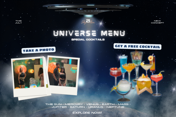 FREE SPECIAL COCKTAIL FROM THE UNIVERSE COCKTAIL MENU free-special-cocktail