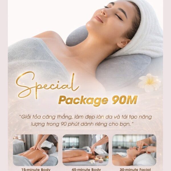 Liệu trình spa 90 phút đặc biệt – Trải nghiệm tuyệt vời tại Maison Spa